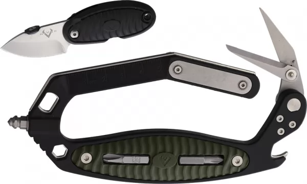 V NIVES C.R.A.B. Black Green Handle VNI03060