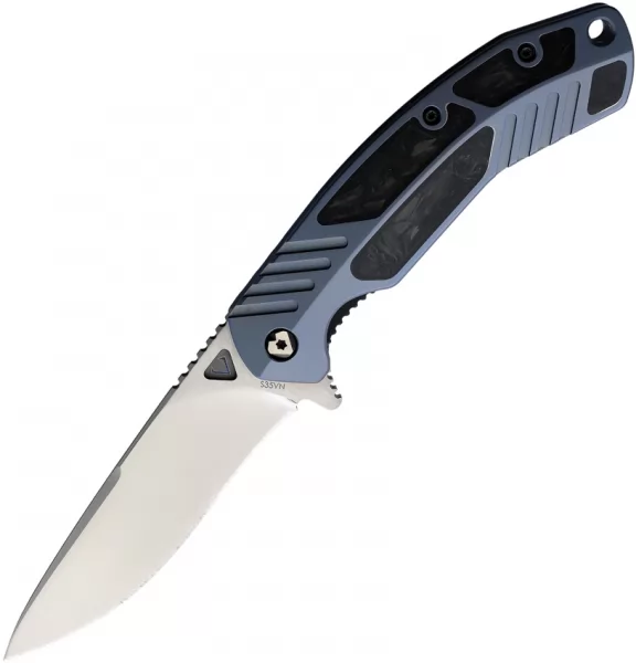 V NIVES Tectonic Linerlock CF Blue VNI16TICFPBL