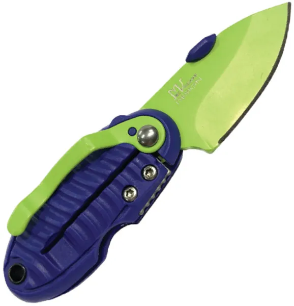 V NIVES Hermit Crab Framelock Seahawk VNI17FPGRBL