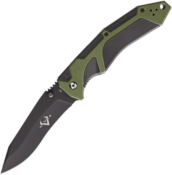 V NIVES Fractal Linerlock A-O Green VNI30176