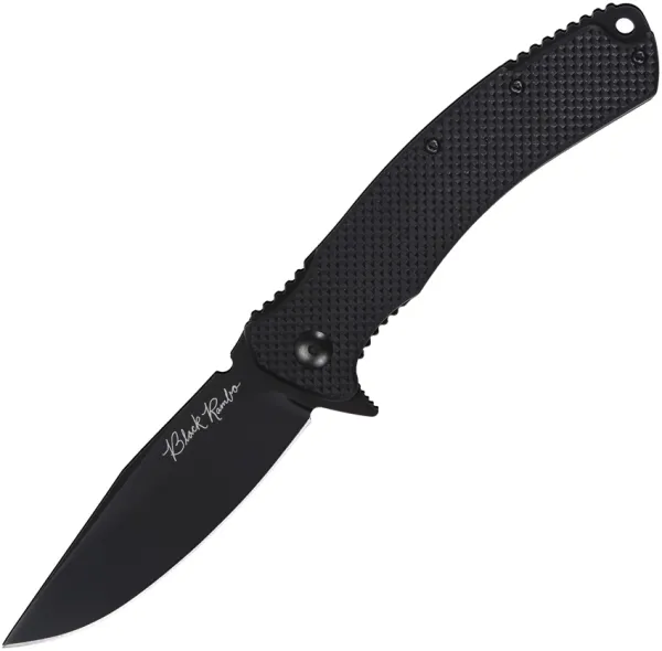 V NIVES Black Rambo Utility Linerlock VNI34FPBBK