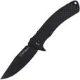 V NIVES Black Rambo Utility Linerlock - VNI34FPBBK