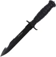 V NIVES Black Rambo Savage Fixed Blade - VNIFB32FPBBK