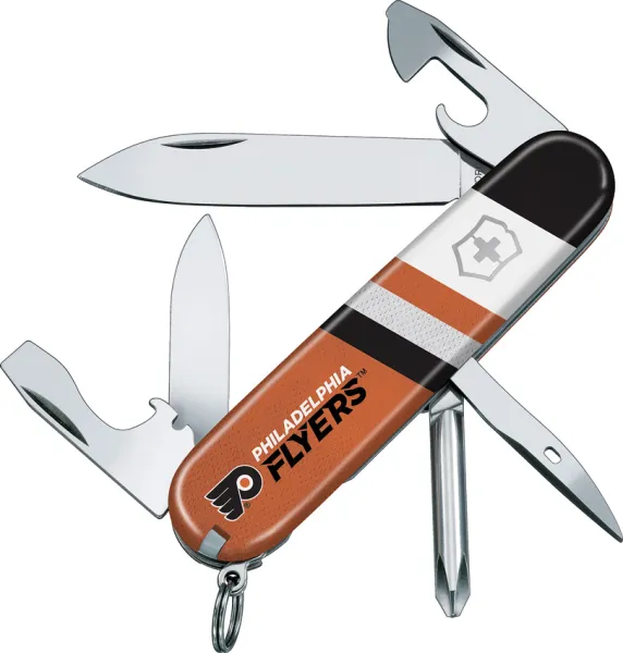 Victorinox Tinker Philadelphia Flyers knives VNPHI91B1