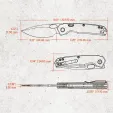 Vosteed Psyop Top Linerlock Blue VOSA2214