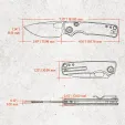 Vosteed Porcupine Top Linerlock Gray VOSA2606