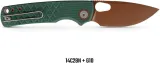 Vosteed Porcupine Top Linerlock Grn VOSA2623