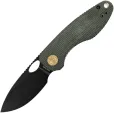 Vosteed Acorn Linerlock Green Micarta - VOSA3303
