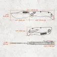 Vosteed Naga Top Linerlock Copper Rain VOSA3904
