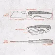 Vosteed Nip-L Top Linerlock Ti Purple VOSA4204