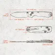Vosteed Raccoon TiSlim Crossbar Lock VOSA4510