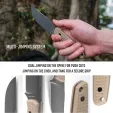 Vosteed Mink Fixed Blade Tan G10 VOSD0107