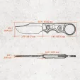Vosteed Quokka-O Fixed Blade PEI VOSD0503