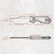 Vosteed Quokka Fixed Blade OD VOSD0601