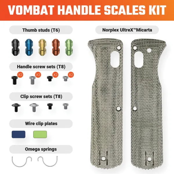 Vosteed Vombat Handle Micarta VOSW0103