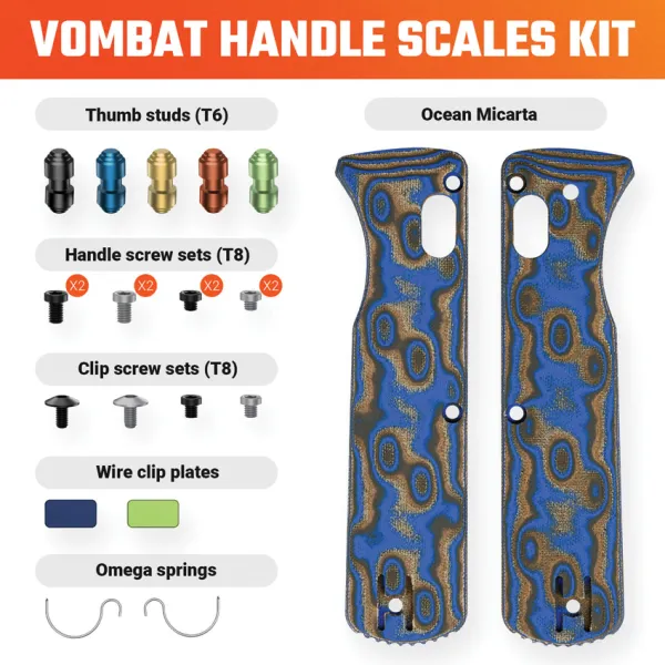 Vosteed Vombat Handle Micarta VOSW0106