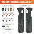 Vosteed Vombat Handle Carbon Fiber - VOSW0107