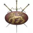 Valyrian Steel Lannister Shield VS0115