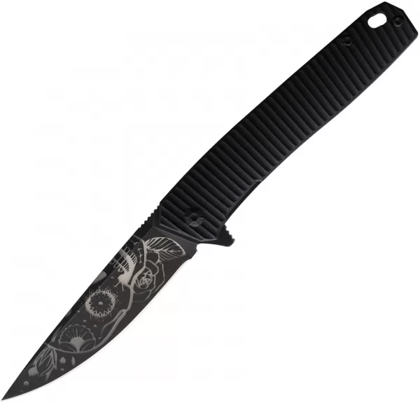 3V Gear Dia de los Muertos Linerlock VVVGBBCMUER