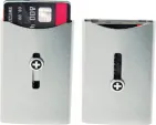 Wagner of Switzerland Aluminum Locking Wallet Push Button WA705