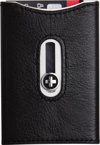 Wagner Swiss Wallet Black w-Silver WA751