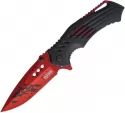 Wild Boar Linerlock Black/Red A/O - WB1022