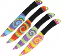 Wild Boar Tie Dye Throwing Knives - WB1023
