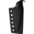 Wachtman Knife & Tool Eddy 2 Fixed Blade Black WCH001BKF