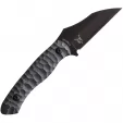 Wachtman Knife & Tool Kliff Fixed Blade Black WCH002BKF