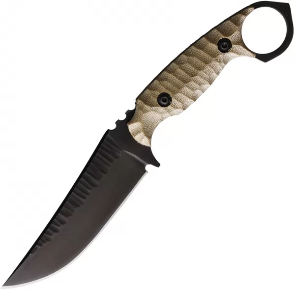 Wachtman Knife & Tool Titanoraptor Tan Micarta WCH003MCS