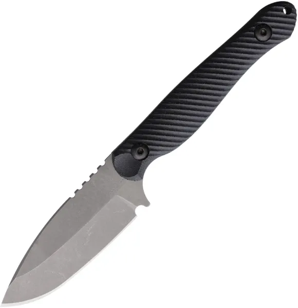 Wachtman Knife & Tool Eddy 2 Fixed Blade Black WCHE2BKT