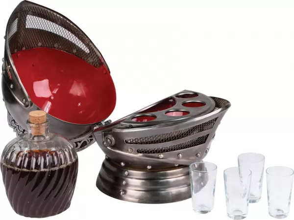 Windlass Knights Helmet Decanter swords WD805240