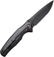 We Knife Co Ltd Black Titanium Handle With Gol WE01J1