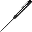 We Knife Co Ltd Black Titanium Handle With Gol WE01J1