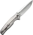 We Knife Co Ltd Gray Titanium Handle With Blue WE01J2
