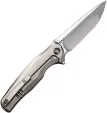 We Knife Co Ltd Polished Bead Blasted Titanium WE01J4