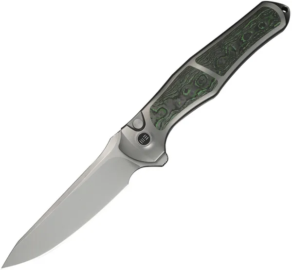 We Knife Co Ltd 702XI Button Lock Jungle WE07B4