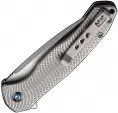 We Knife Co Ltd Kitefin Button Lock Ripple Sat WE19002M2