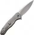 We Knife Co Ltd Kitefin Button Lock Ripple Sat WE19002M2