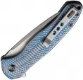 We Knife Co Ltd Kitefin Button Lock Ripple Gry WE19002M3