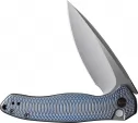 We Knife Co Ltd Kitefin Button Lock Ripple Gry WE19002M3