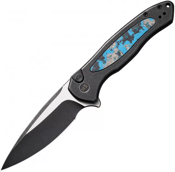 We Knife Co Ltd Kitefin Button Lock Fat Carbon WE19002N1