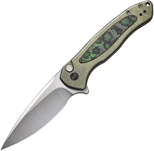 We Knife Co Ltd Kitefin Button Lock Jungle WE19002N2