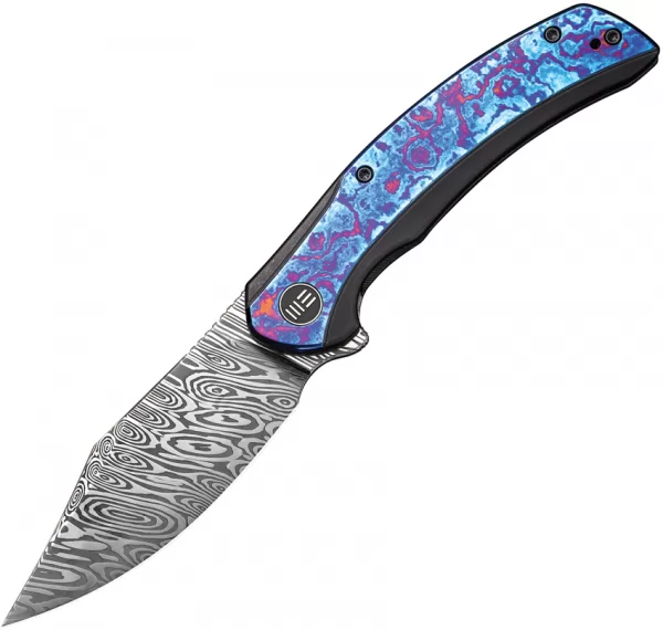 We Knife Co Ltd Snick Framelock Timascus WE19022FDS1