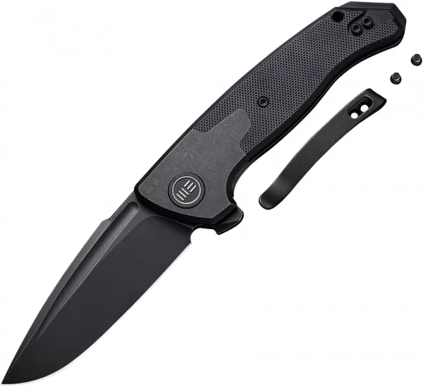 We Knife Co Ltd Press Check Framelock Black WE20078B1
