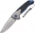 We Knife Co Ltd Press Check Framelock Blue - WE20078B2