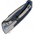 We Knife Co Ltd Press Check Framelock Blue WE20078B2