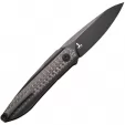 We Knife Co Ltd Black Void Opus Linerlock CF WE2010V1