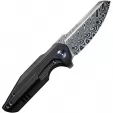 We Knife Co Ltd StarHawk Framelock Damascus WE21017DS1