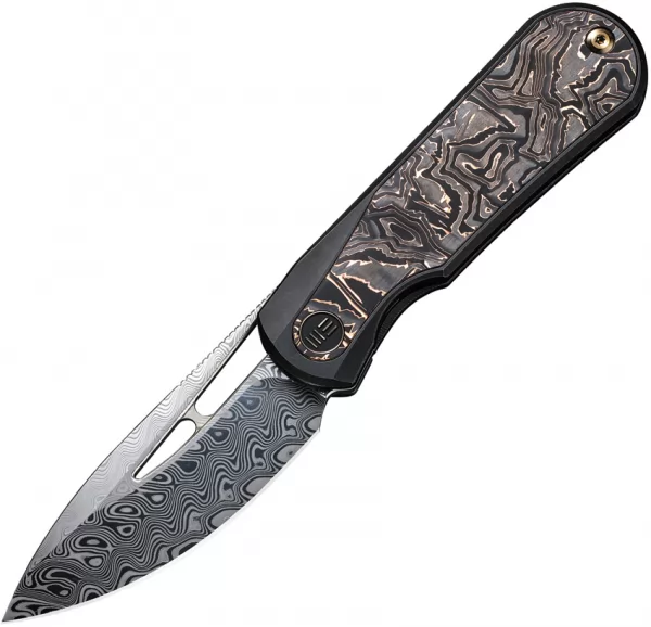 We Knife Co Ltd Baloo Framelock Damascus WE21033DS1